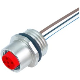 1 pcs - RS PRO Circular Connector, 4 Contacts, M12 Connector, Socket, Female, IP67