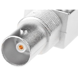 1 pcs - Molex BNC Series, jack PCB Mount BNC Connector, 75Ω, Through Hole Termination, Right Angle Body