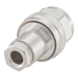 1 pcs - Rosenberger, Plug Cable Mount N Connector, 50Ω, Clamp Termination, Straight Body