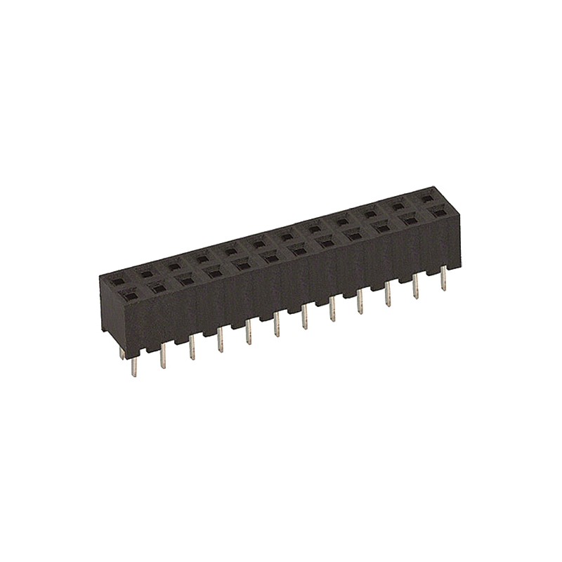 5 pcs - Hirose A3C Series Straight Through Hole Mount PCB Socket, 24-Contact, 2-Row, 2mm Pitch, Solder Termination