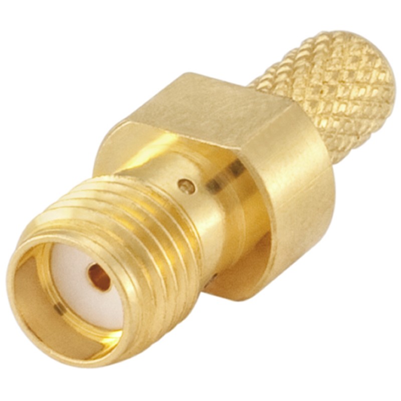 1 pcs - Rosenberger SMA Series, jack Cable Mount SMA Connector, 50Ω, Crimp Termination, Straight Body