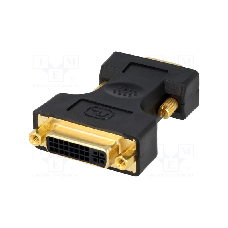 10 pcs : AD0002 - Converter, D-Sub 15pin HD plug,DVI-I (24+5) socket, black