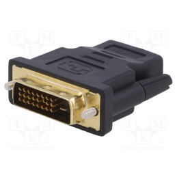 10 pcs : AH0001 - Adapter, DVI-D (24+1) plug,HDMI socket, black