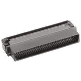 1 pcs - TE Connectivity, .050 Series Male 50 Pin Straight Cable Mount SCSI Connector 1.27mm Pitch, IDC