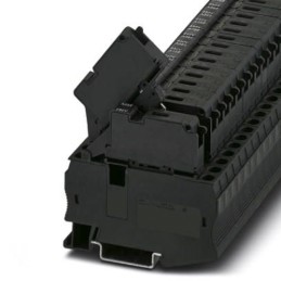 1 pcs - Phoenix Contact ST 4-HESILA 250 (6.3X32) Series Black Non-Fused DIN Rail Terminal, Single-Level, Spring Clamp