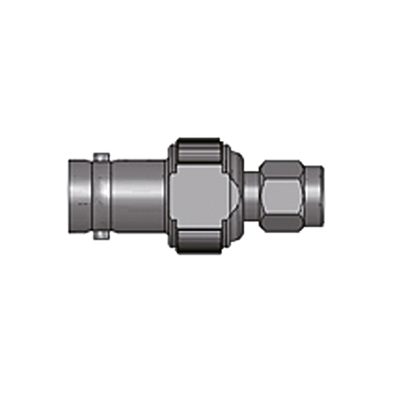 1 pcs - Yuetsu Straight Coax Adapter BNC Socket to SMA Plug 2GHz