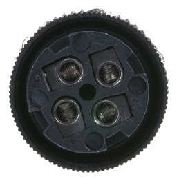 1 pcs - binder Circular Connector, 4 Contacts, Cable Mount, M12 Connector, Plug, Male, IP67, 713 Series
