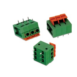 5 pcs - Wurth Elektronik 401B Series PCB Terminal Block, 3-Contact, 5mm Pitch, PCB Mount, 1-Row, Solder Termination