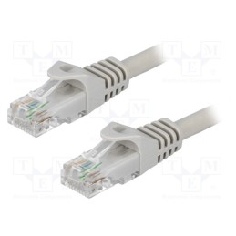 10 pcs : CP2062U - Patch cord, U/UTP, 6, stranded, CCA, PVC, grey, 3m
