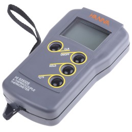 1 pcs - ELC HI 935005 Wired Digital Thermometer, K Probe, 1 Input(s), +1350°C Max, ±0.2 °C Accuracy