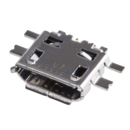 5 pcs - JST Straight, PCB Mount, Socket Type B USB Connector