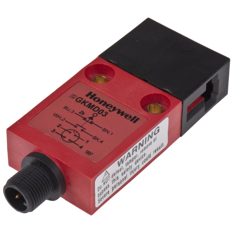 1 pcs - Honeywell GKM Safety Interlock Switch, 1NC/1NO, Keyed, Glass Filled PET