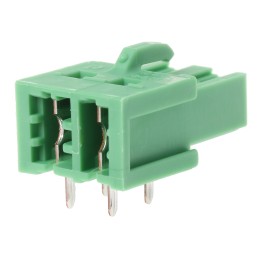 5 pcs - Phoenix Contact 5.08mm Pitch 2 Way Right Angle Pluggable Terminal Block, Inverted Header, Through Hole, Solder