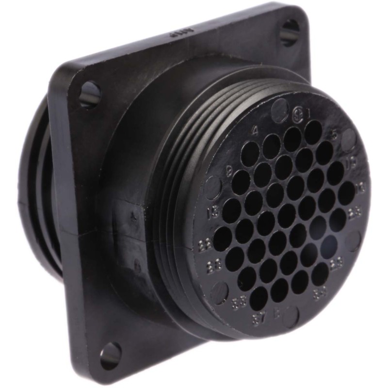 1 pcs - TE Connectivity Circular Connector, 37 Contacts, Panel Mount, Socket, Male, CPC Series 1 Series