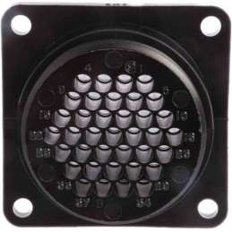 1 pcs - TE Connectivity Circular Connector, 37 Contacts, Panel Mount, Socket, Male, CPC Series 1 Series