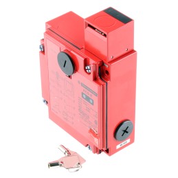 1 pcs - Telemecanique Sensors XCS-E Series Solenoid Interlock Switch, Power to Unlock, 24V ac/dc, 2NO/1NC, Actuator Included
