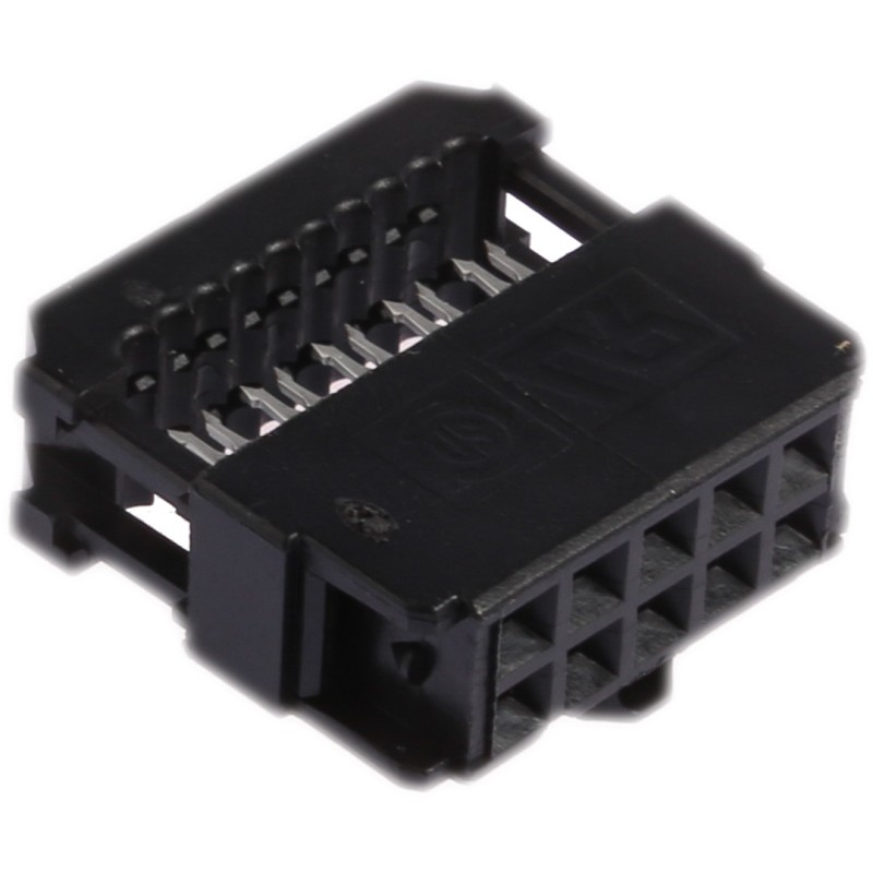 1 pcs - TE Connectivity 10-Way IDC Connector Socket for Cable Mount, 2-Row