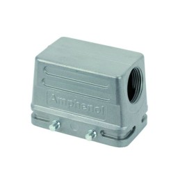 1 pcs - Amphenol Industrial C146 Heavy Duty Power Connector Hood, M20 Thread