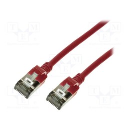10 pcs : CQ9024S - Patch cord, U/FTP, 6a, stranded, Cu, elastomer thermoplastic TPE