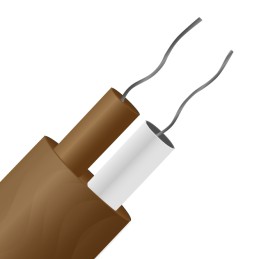 1 pcs - RS PRO Type T Thermocouple Wire, 50m, PTFE Insulation, +260°C Max, 7/0.2mm