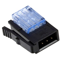 1 pcs - 3M 3-Way IDC Connector Plug for Cable Mount, 1-Row