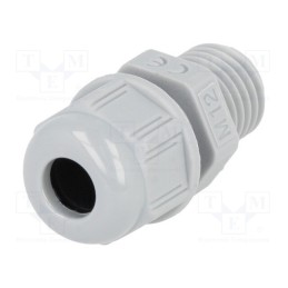 10 pcs : 93600-0337 7000.7821.0 - Cable gland, M12, 1.5, IP68, polyamide, dark grey, UL94V-2