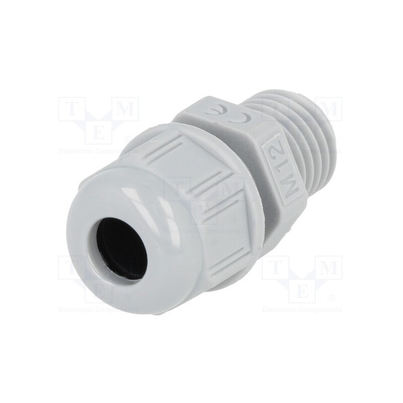 10 pcs : 93600-0337 7000.7821.0 - Cable gland, M12, 1.5, IP68, polyamide, dark grey, UL94V-2