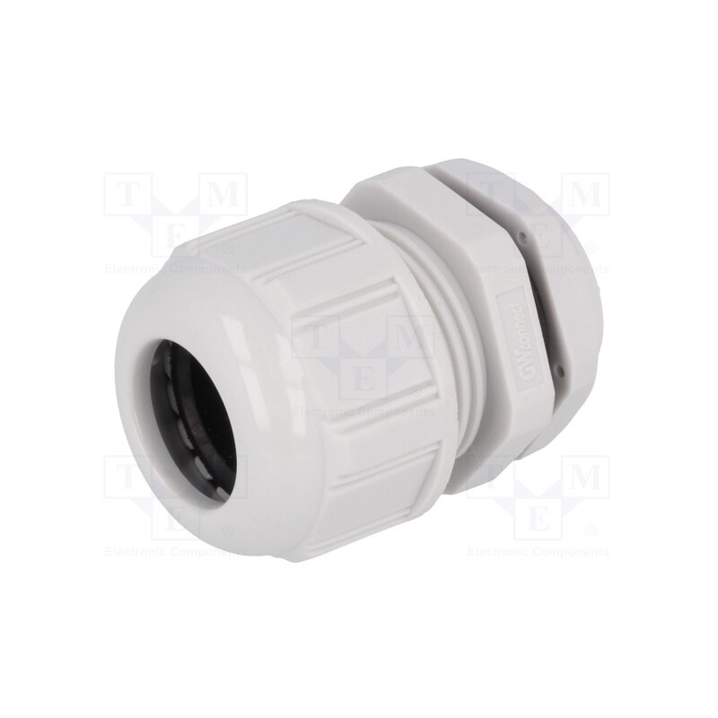 10 pcs : 93600-0360 7000.7824.7 - Cable gland, M25, 1.5, IP68, polyamide, light grey, UL94V-2