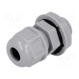 10 pcs : 93600-0388 7000.7829.5 - Cable gland, PG7, IP68, polyamide, dark grey, UL94V-2, GWconnect