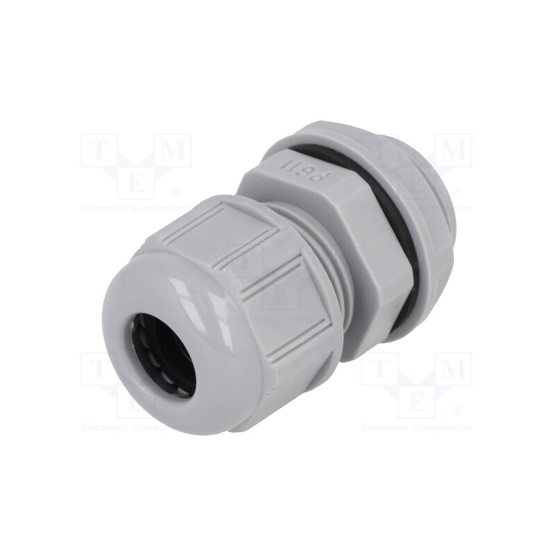 10 pcs : 93600-0400 7000.7831.5 - Cable gland, PG11, IP68, polyamide, dark grey, UL94V-2, GWconnect