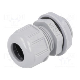 10 pcs : 93600-0412 7000.7833.5 - Cable gland, PG16, IP68, polyamide, dark grey, UL94V-2, GWconnect