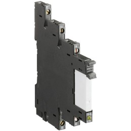 1 pcs - Wieland flare Series Interface Relay, DIN Rail Mount, 12V ac/dc Coil, SPDT, 1-Pole