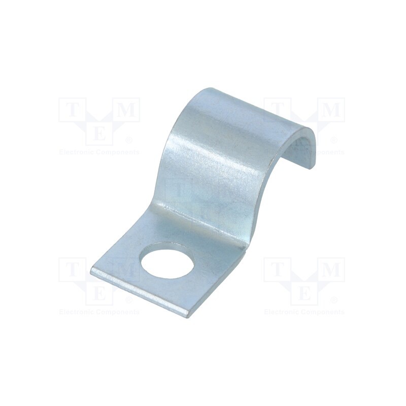 50 pcs : 1015 13 G - Screw mounted clamp, ØBundle : 13mm, Ømount.hole: 6mm, W: 14mm