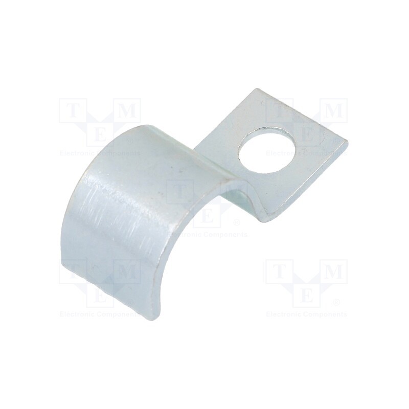 50 pcs : 1015 16 G - Screw mounted clamp, ØBundle : 16mm, Ømount.hole: 6mm, W: 14mm