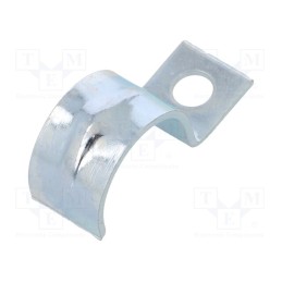 50 pcs : 1015 20 G - Screw mounted clamp, ØBundle : 20mm, Ømount.hole: 6mm, W: 14mm