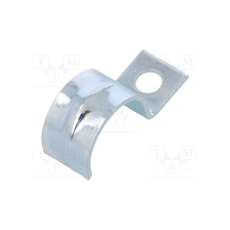 50 pcs : 1015 20 G - Screw mounted clamp, ØBundle : 20mm, Ømount.hole: 6mm, W: 14mm