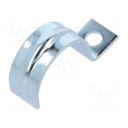 50 pcs : 1015 28 G - Screw mounted clamp, ØBundle : 28mm, Ømount.hole: 6mm, W: 14mm