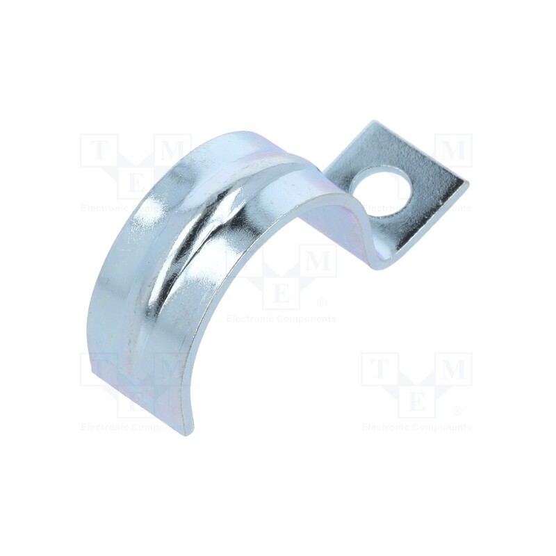 50 pcs : 1015 28 G - Screw mounted clamp, ØBundle : 28mm, Ømount.hole: 6mm, W: 14mm