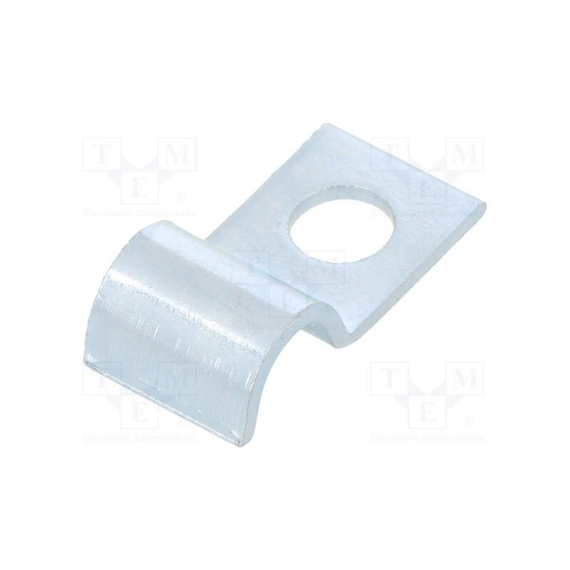 50 pcs : 1015 7 G - Screw mounted clamp, ØBundle : 7mm, Ømount.hole: 6mm, W: 12mm, 1015