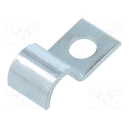 50 pcs : 1015 9 G - Screw mounted clamp, ØBundle : 9mm, Ømount.hole: 6mm, W: 12mm, 1015