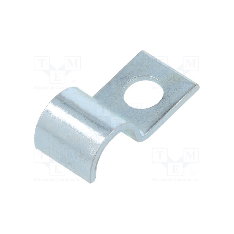 50 pcs : 1015 9 G - Screw mounted clamp, ØBundle : 9mm, Ømount.hole: 6mm, W: 12mm, 1015