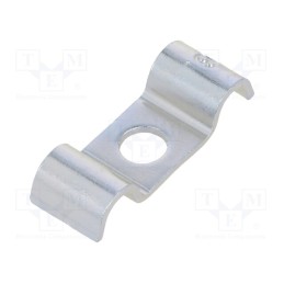 50 pcs : 1015 D 6 G - Screw mounted clamp, ØBundle : 6mm, Ømount.hole: 6mm, W: 12mm