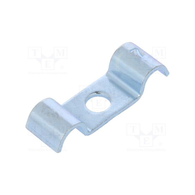 50 pcs : 1015 D 7 G - Screw mounted clamp, ØBundle : 7mm, Ømount.hole: 6mm, W: 12mm