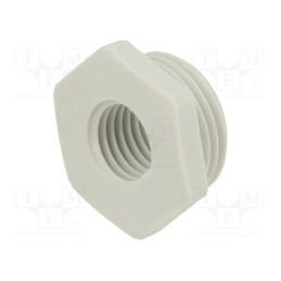 10 pcs : 107 R M20-12 PA - Reduction of threads for glands, Int.thread: M12, polyamide