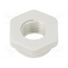 10 pcs : 107 R M25-16 PA - Reduction of threads for glands, Int.thread: M16, polyamide