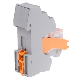 1 pcs - Phoenix Contact DIN Rail Power Relay, 120V ac Coil, 16A Switching Current, 4PDT