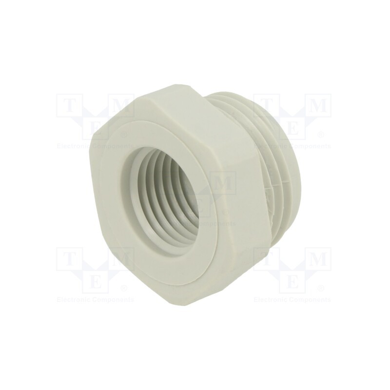 10 pcs : 107 R PG11- 7 PA - Reduction of threads for glands, Int.thread: PG7, polyamide