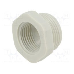 10 pcs : 107 R PG16-11 PA - Reduction of threads for glands, Int.thread: PG11, polyamide