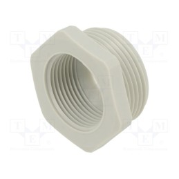 10 pcs : 107 R PG21-16 PA - Reduction of threads for glands, Int.thread: PG16, polyamide