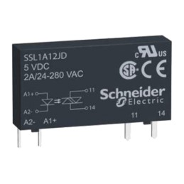 1 pcs - Schneider Electric Harmony Relay Series Solid State Relay, 2 A Load, PCB Mount, 280 V ac Load, 30 V dc Control